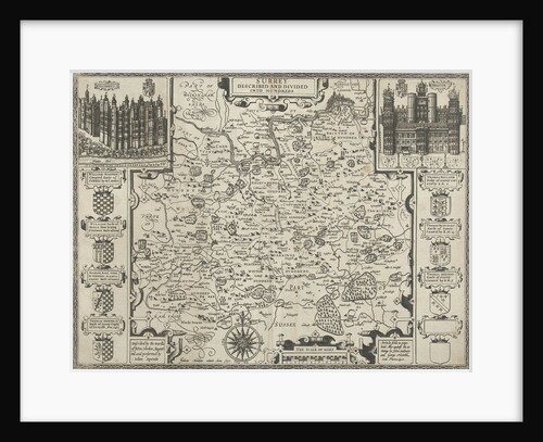 Map of Surrey by Anonymous