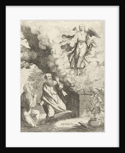 Manoach's sacrifice by Reinier & Josua Ottens