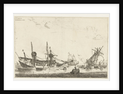 Two keeled sailboats by Reinier Nooms