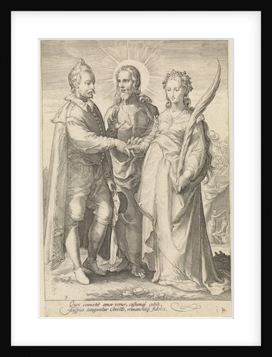 Marriage of spiritual love through Christ closed by Cornelius Schonaeus