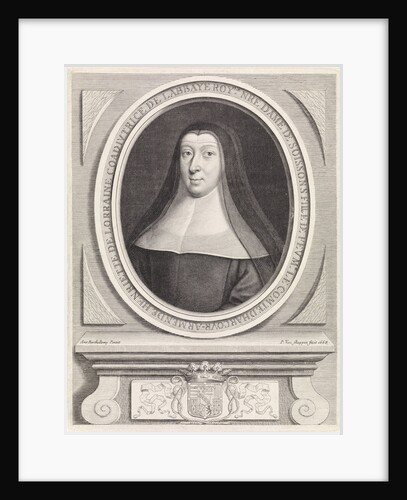 Portrait of Henriette of Lorraine, Princess of Pfalzburg as a nun by Pieter van Schuppen