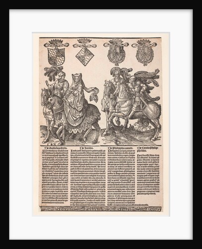 Willem VI, Jacoba van Beieren by Jacob Cornelisz van Oostsanen