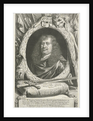 Portrait of Carl Gustaf Wrangel by Nicolas Pitau I