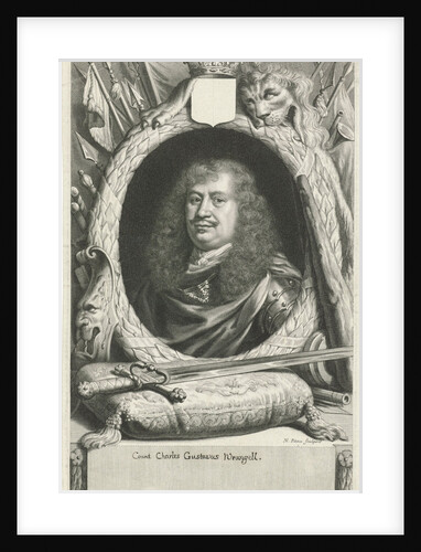 Portrait of Carl Gustaf Wrangel by Nicolas Pitau I