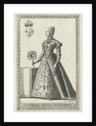 Portrait of Catherine de Medici by Hans Liefrinck I