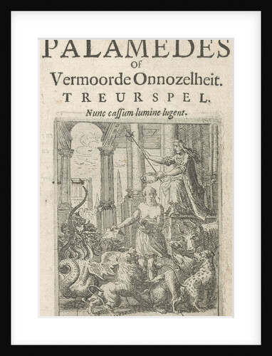 Brave silliness crowned by Themis by Joannes Bouman