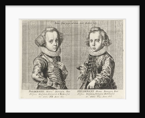 Portraits of Frederick III and Ulrich of Denmark by Pieter Isaacsz.