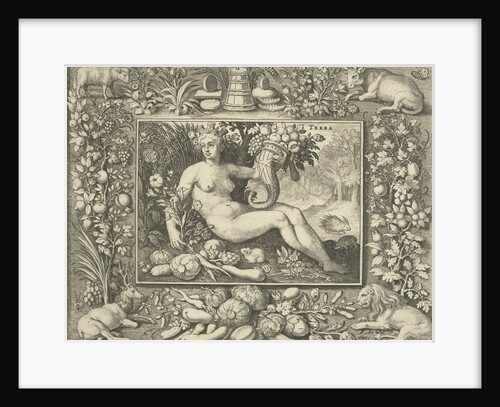 The element of earth as a woman by Francoys van Beusekom