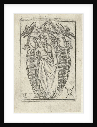Madonna on the crescent moon by Meester met het doorstoken hart