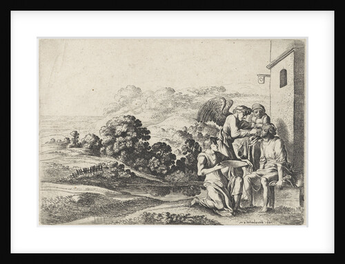 Tobias heals his father's blindness by Broer Jansz