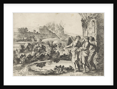 Tobias, Tobit and the Angel by Abraham van Waesberge I