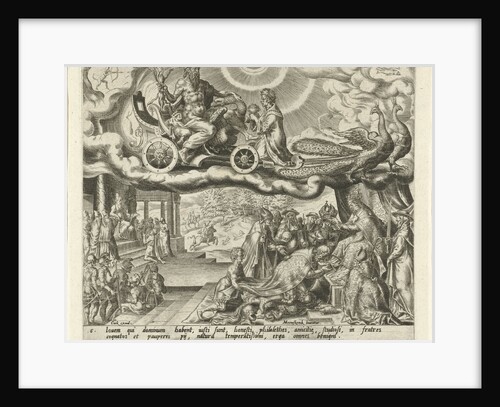 The planet Jupiter and its children by Hieronymus Cock