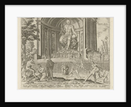 Statue of Zeus at Olympia by Hadrianus Junius