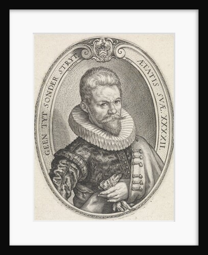 Portrait of a man at the age of 42 by Jacob Matham