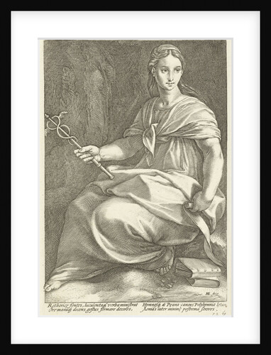 Polyhymnia by Hendrick Goltzius