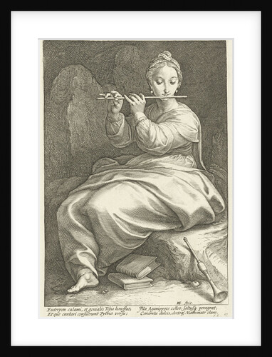 Euterpe by Hendrick Goltzius