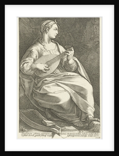 Terpsichore by Hendrick Goltzius