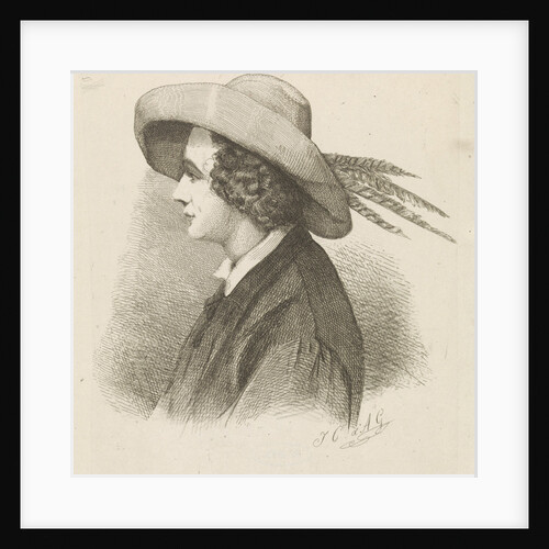 Portrait of Martinus Antonius Kuytenbrouwer in profile by Johannes Christiaan d'Arnaud Gerkens