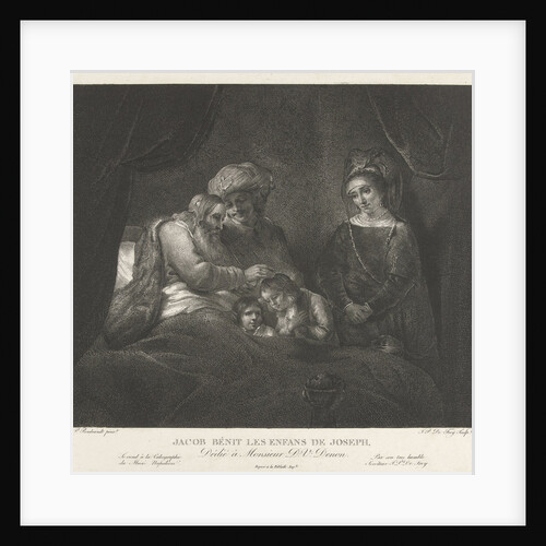 Jacob blesses Ephraim and Manasseh by D.V. Denon