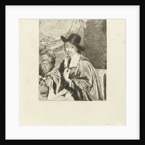 Portrait of the painter Adriaen van Ostade by Adriaen van Ostade