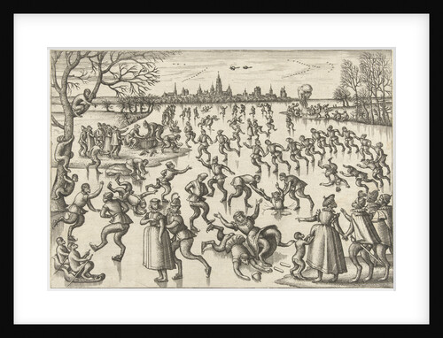 Skating by Philips Galle