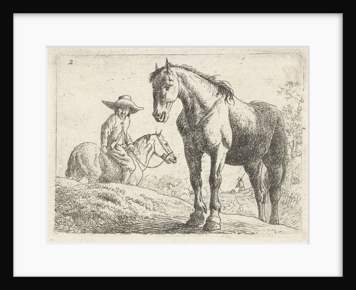 Two horses, one Horseman by Jochem Bormeester