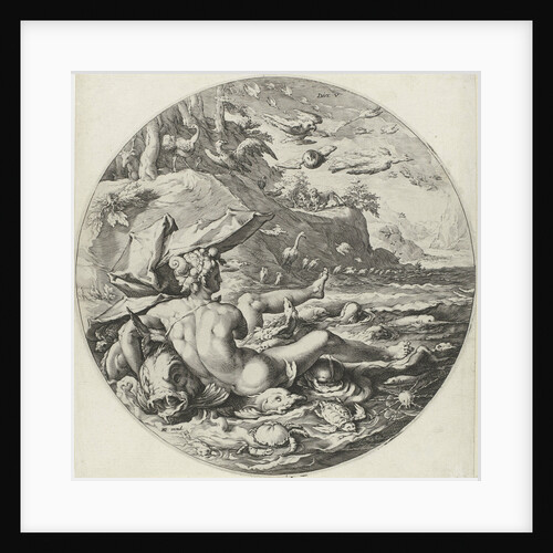 Fifth day of Creation: Creation of the animals by Hendrick Goltzius