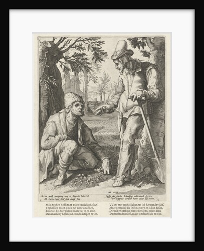 Two farmers in conversation by Franco Estius