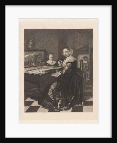 The virginals player by Jan Miense Molenaer