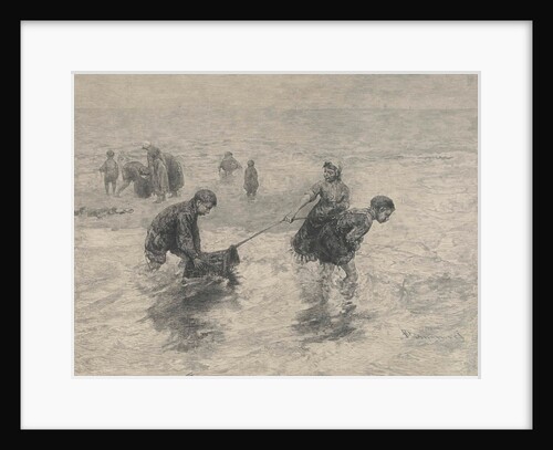Children along the sea by Henri Wouters