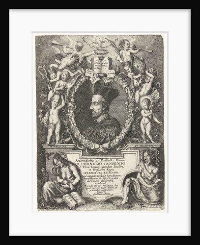 Portrait of Cornelis Jansenius, bishop of Ypres Belgium by Philip Fruytiers