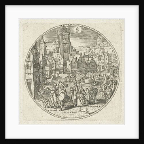 January by Claes Jansz. Visscher II