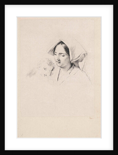 Woman with a child by Lodewijk Anthony Vintcent