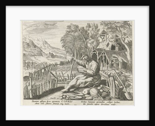 Copres of Egypt as a hermit by Maerten de Vos