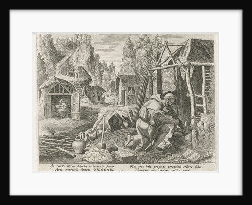 Hermits in the desert of Nitra by Maerten de Vos