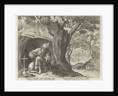 Helias the hermit by Maerten de Vos