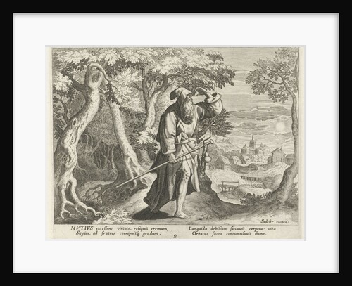 Mutius the hermit by Maerten de Vos