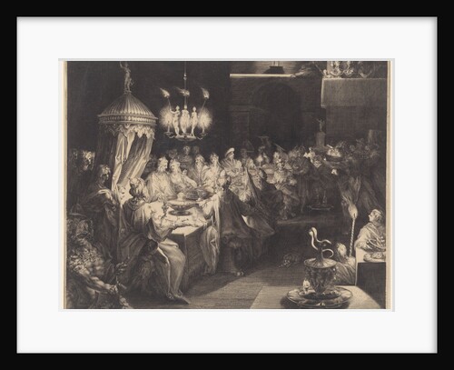 Feast of Belshazzar by Jan Harmensz. Muller