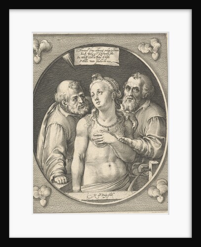 Susanna and the two elders by Nicolaes de Bruyn