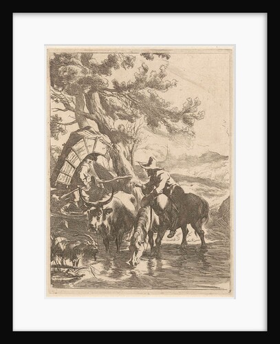 Shepherd boy at a stream by Nicolaes Pietersz. Berchem