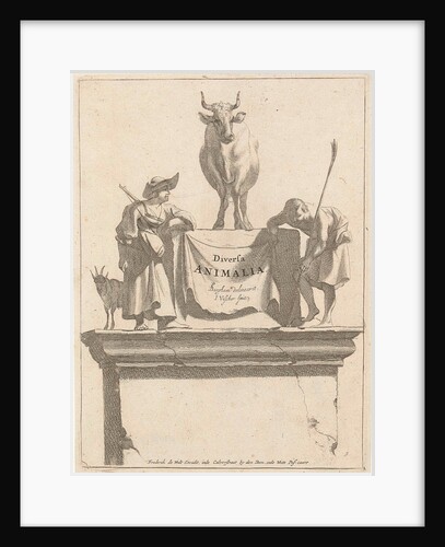 Title print for Diversa Animalia by Frederik de Wit