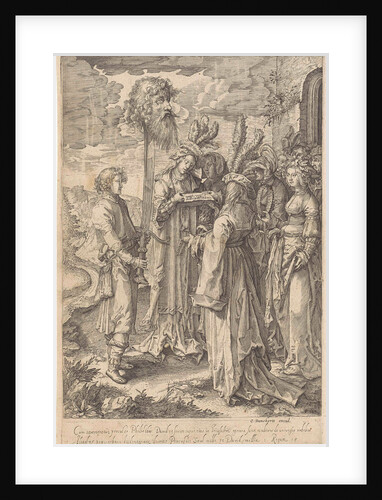 David with the Head of Goliath by Cornelis Danckerts