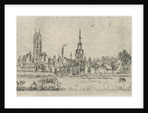 View of Oudewater by Eberhard Cornelis Rahms