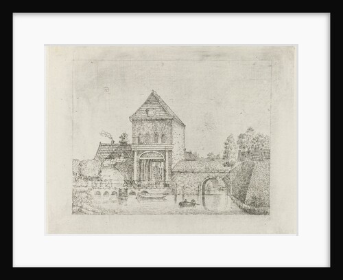 Linschoterpoort at Oudewater by berhard Cornelis Rahms