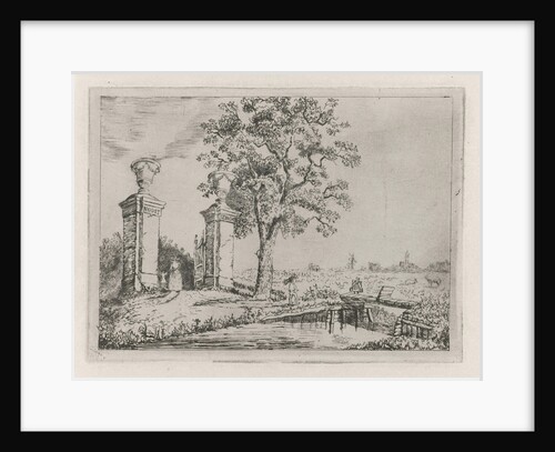 Entrance to the villa Nooit Gedacht by Eberhard Cornelis Rahms