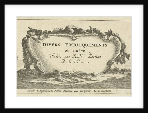 Cartouche with shells by Reinier Nooms