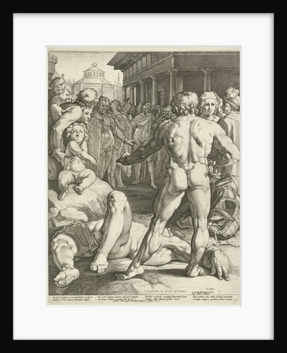 Battle between Ulysses and Irus by Franco Estius