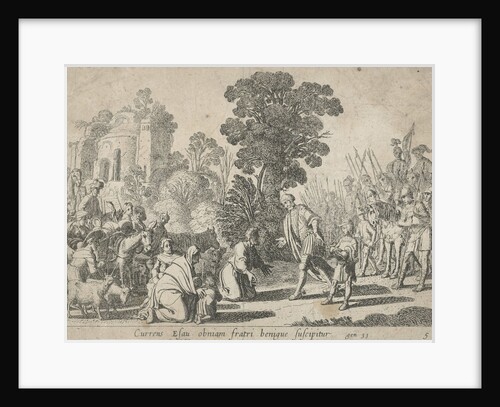 Reconciliation of Jacob and Esau by Claes Moeyaert