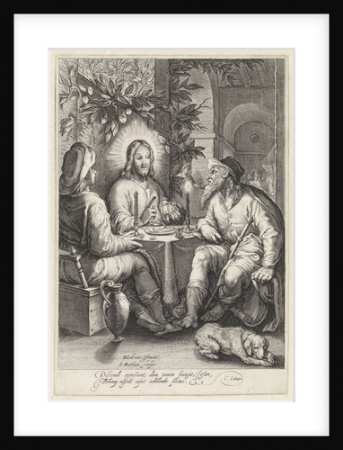 Meal at Emmaus by Cornelius Schonaeus