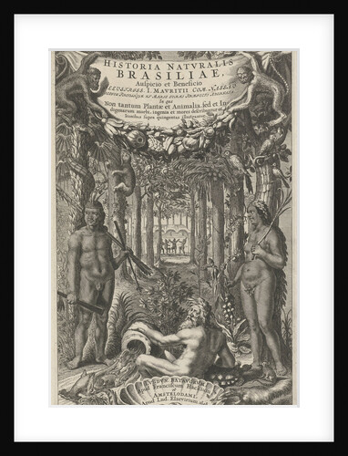 Brazilians in a forest by Franciscus Hackius